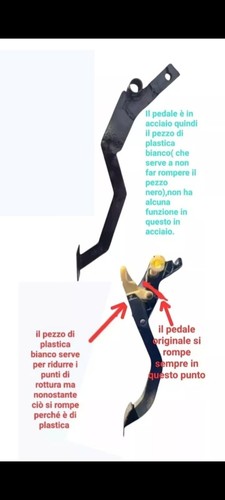 Replica pedale leva frizione - pedale,