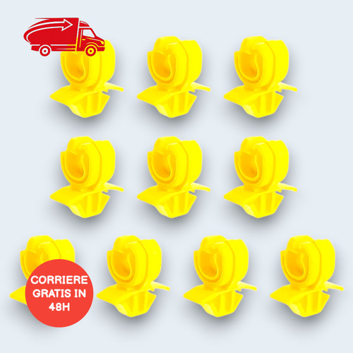 Ganci per asta sostegno - 10,